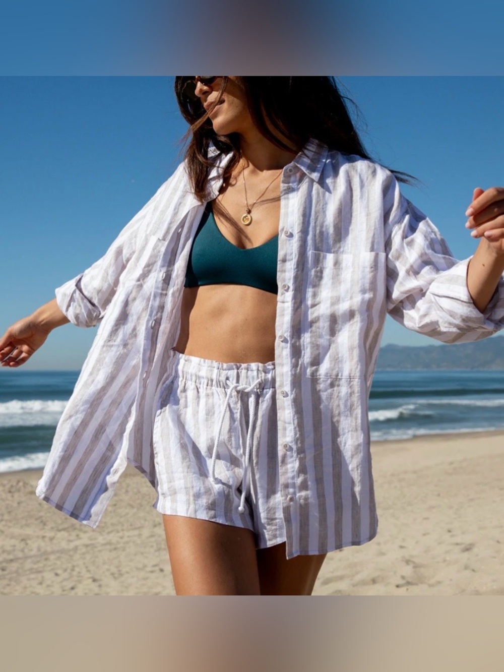 Left on Friday Get away set stripes small